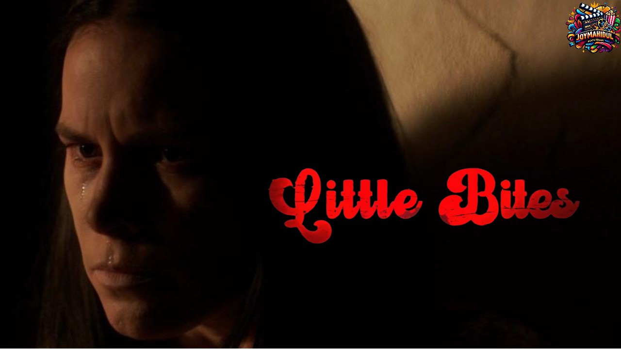 Movie poster of ‘Little Bites’ (2024) featuring Krsy Fox as Mindy Vogel, a mother battling a demonic entity.