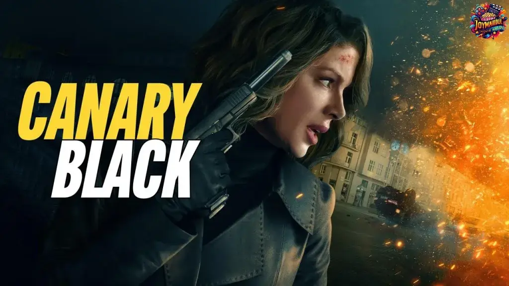 Poster of the movie 'Canary Black' (2024) featuring Kate Beckinsale as Avery Graves