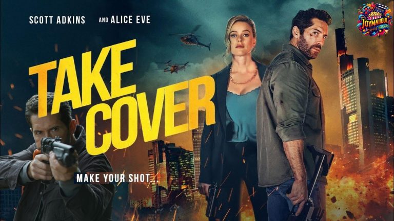 Scott Adkins as Sam Lorde in ‘Take Cover’ (2024) movie poster.