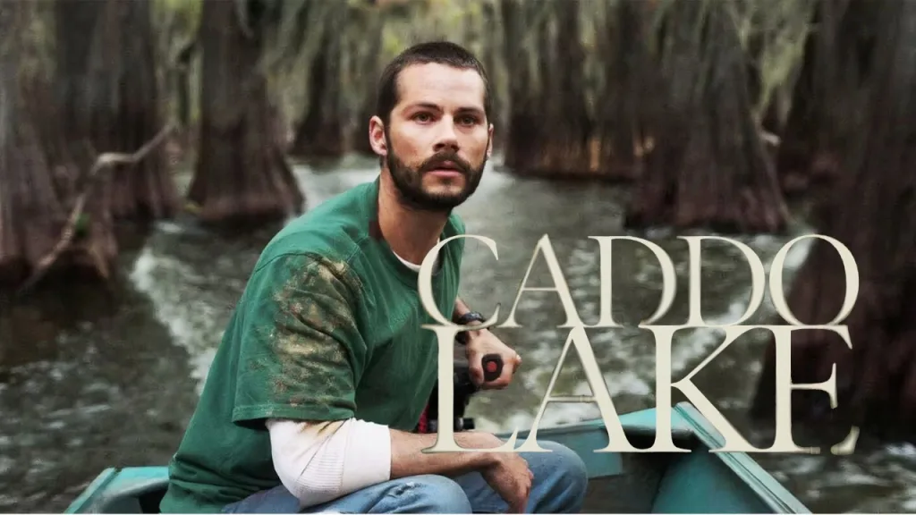 Poster of the 2024 movie “Caddo Lake” featuring Dylan O’Brien and Eliza Scanlen