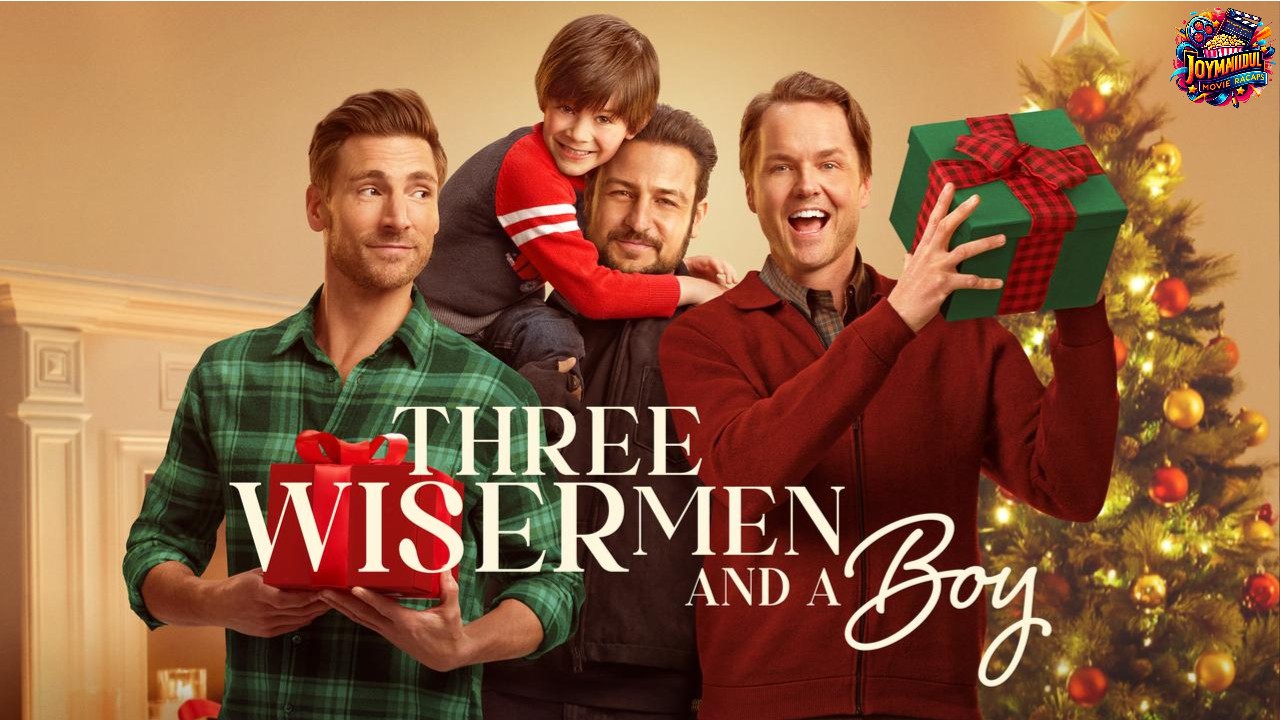 The Brenner brothers in Three Wiser Men and a Boy 2024, starring Paul Campbell, Tyler Hynes, and Andrew Walker.