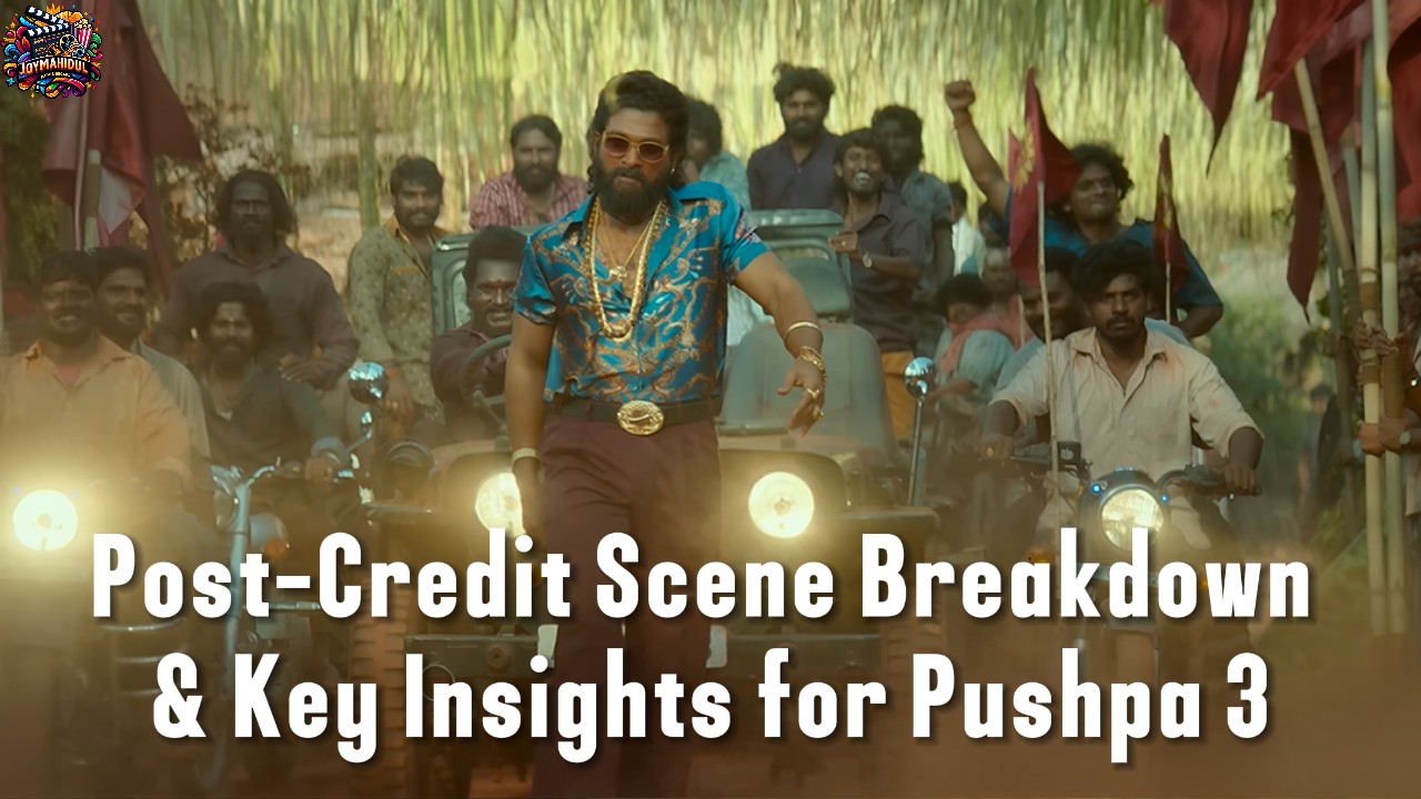 Pushpa 3 post-credit scene reveals global smuggling operations and a new villain, setting the stage for an intense sequel.